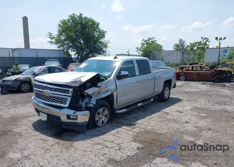 2015 Chevrolet Silverado 1500 1Lt из США, поврежденный, VIN 3GCPCREH9FG315800